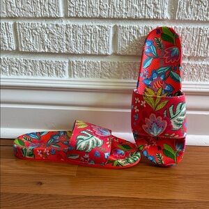 JOHNNY WAS- NWT- Rumba watermelon pool slides